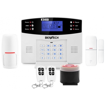 GSM bezdr&aacute;tov&yacute; alarm BENTECH G06