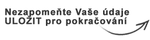 nezapomeňte uložit...